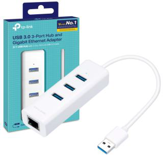Adaptador 2 En 1 Con Hub 3.0 TP-LINK UE330 